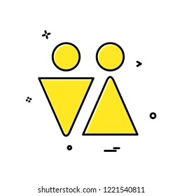 Avatar icon design vector