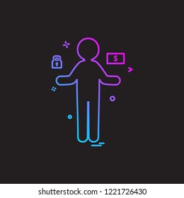 Avatar icon design vector