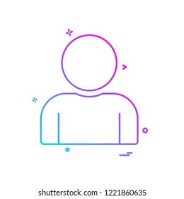 Avatar icon design vector