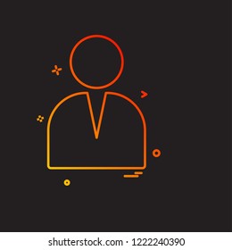 Avatar icon design vector 