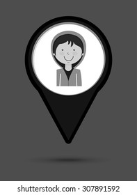 avatar icon design, vector illustration eps10 graphic 