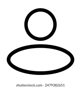 Avatar icon - Essential basic icon