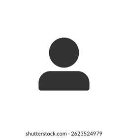Avatar icon isolated on white background. User symbol modern, simple, vector, icon for website design, mobile app, ui. Vector Illustration