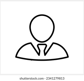 Avatar icon isolated Sketch people icon Man vector stock illustration EPS 10