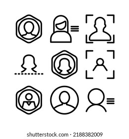 avatar icon or logo isolated sign symbol vector illustration - Collection of high quality black style vector icons
