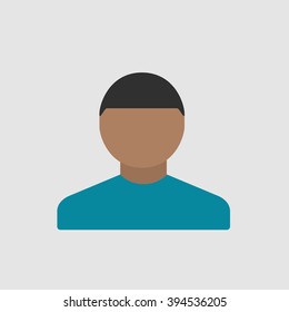 Avatar icon material design web app shape best image white illustration sign