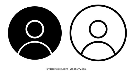 Avatar icon symbol simple design