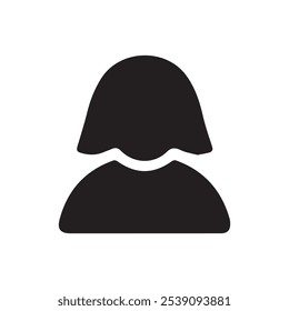 Avatar icon. User Icon Flat Isolated on White Background. User Symbol. Vector Illustration
