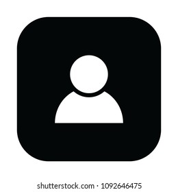 Avatar icon. Vector illustration