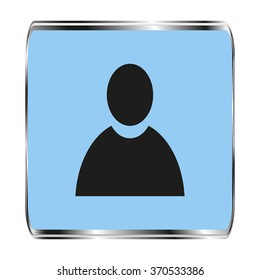 avatar icon, vector illustration