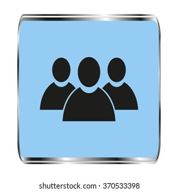 avatar icon, vector illustration