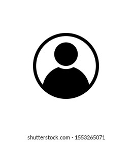 avatar icon Vector for profile photo sign