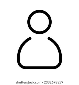 Ilustración de diseño de símbolos vectores de icono de avatar