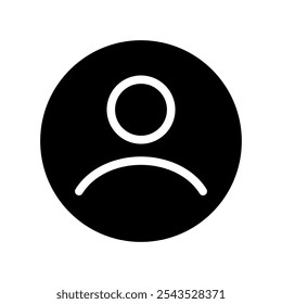 Ilustración de diseño de símbolo de Vector de ícono de avatar