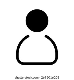 Ilustración de diseño de símbolo de Vector de ícono de avatar