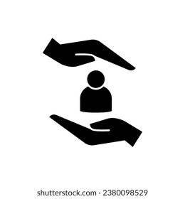 Vector de icono de avatar. Signo de ilustración de usuario. símbolo de cuenta. Logo de Personal Area.