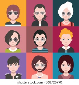 Avatar icons