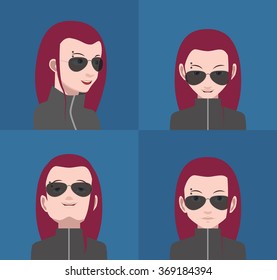 Avatar icons 