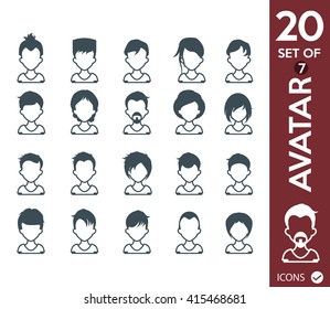 Avatar icons