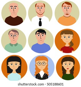 Avatar icons