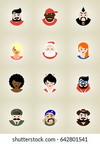 Avatar icons pack