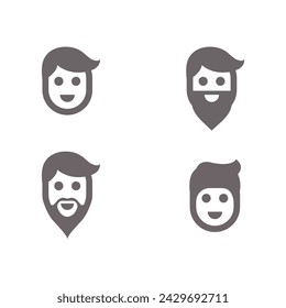 avatar icons Vector illustration of flat design people characters