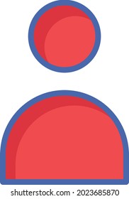 Icono de vectores aislados de avatar que puede fácilmente modificar o editar

