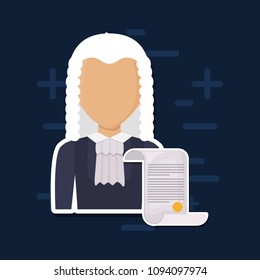 avatar judge man icon