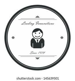 avatar label graphic art worker