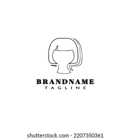 avatar logo concept design template modern vector illustration
