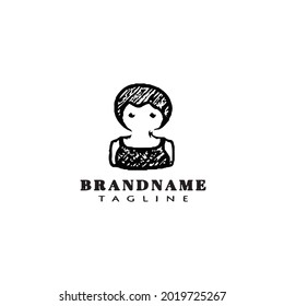 avatar logo design template modern vector illustration