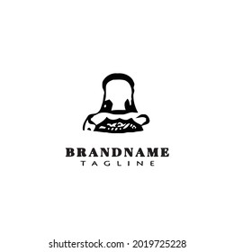 avatar logo icon cute template modern vector illustration