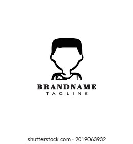 avatar logo icon design concept modern vector illustration