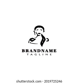 avatar logo icon design simple modern vector illustration