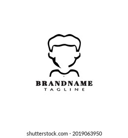 avatar logo icon design template modern vector symbol