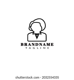 plantilla de diseño de icono de logotipo de avatar ilustración vectorial moderna