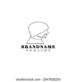 avatar logo icon design template modern vector illustration