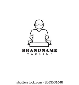 plantilla de diseño de icono de avatar logotipo humano vectorial moderno