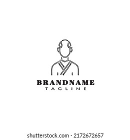 plantilla de diseño de icono de logotipo de avatar ilustración vectorial moderna