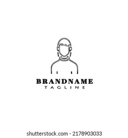 plantilla de diseño de icono de logotipo de avatar ilustración vectorial moderna