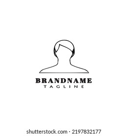 avatar logo icon style template modern vector illustration