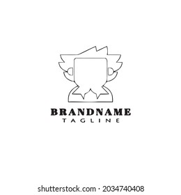 Avatar Logo Person Design Vorlage moderne Vektorgrafik