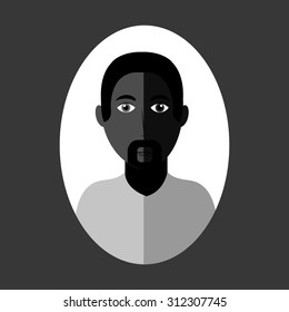 avatar male design, vector illustration eps10 graphic 