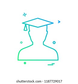 Avatar male icon design vector