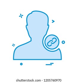 Avatar male icon design vector