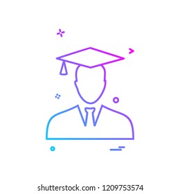 Avatar male icon design vector