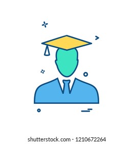 Avatar male icon design vector