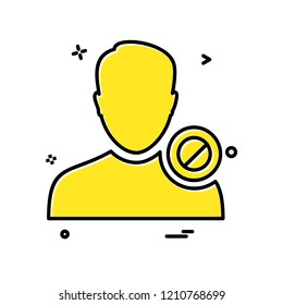 Avatar male icon design vector