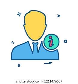 Avatar male icon design vector