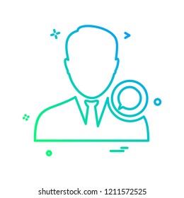 Avatar male icon design vector